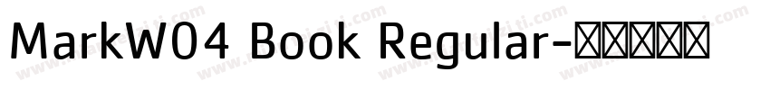 MarkW04 Book Regular字体转换
